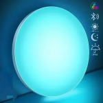Μοντέρνο φωτιστικό οροφής LED RGB Smart Ceiling Light XD-TUYA-022 λευκό - Image 6