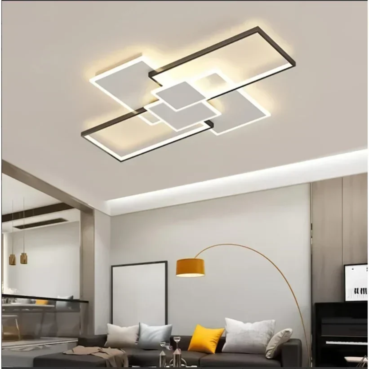 Μοντέρνο Φωτιστικό Οροφής Πολυέλαιος LED 83 W Bluetooth C67-3C