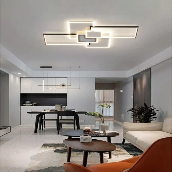 Μοντέρνο Φωτιστικό Οροφής Πολυέλαιος LED 83 W Bluetooth C67-3C