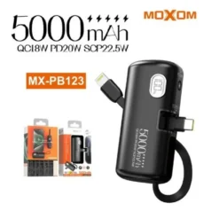 Moxom MX-PB123 Power Bank 5000mAh Μαύρο