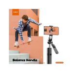 Moxom Selfie Stick Τρίποδο Κινητού Μαύρο MX-SS18