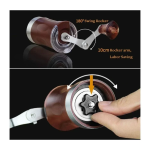 Μύλος για Καφέ VC936-2 με Κεραμικο Μαχαιρι 18cm