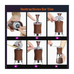 Μύλος για Καφέ VC936-2 με Κεραμικο Μαχαιρι 18cm