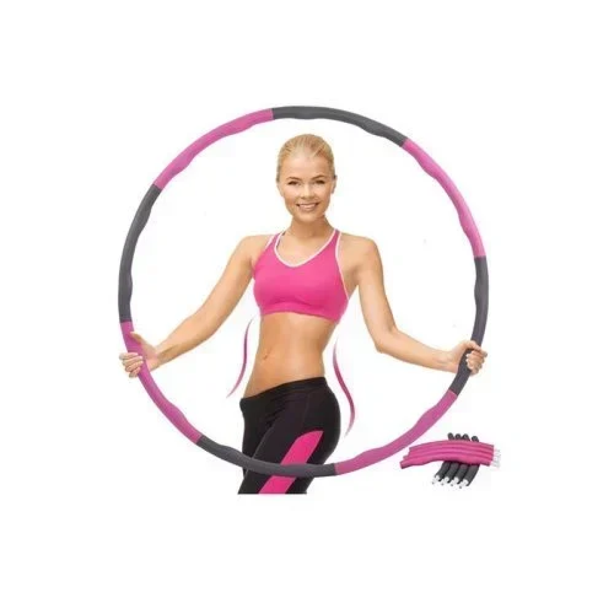 Όργανο Εκγύμνασης Και Αδυνατίσματος Hula Hoop 8 Τεμαχίων