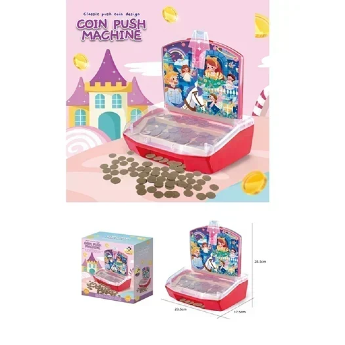 Παιχνίδι κερμάτων - Coin Push Machine 8047-3 κόκκινο - Image 2