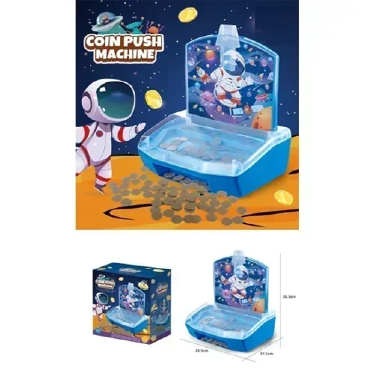 Παιχνίδι κερμάτων - Coin Push Machine 8047-4 μπλε - Image 2