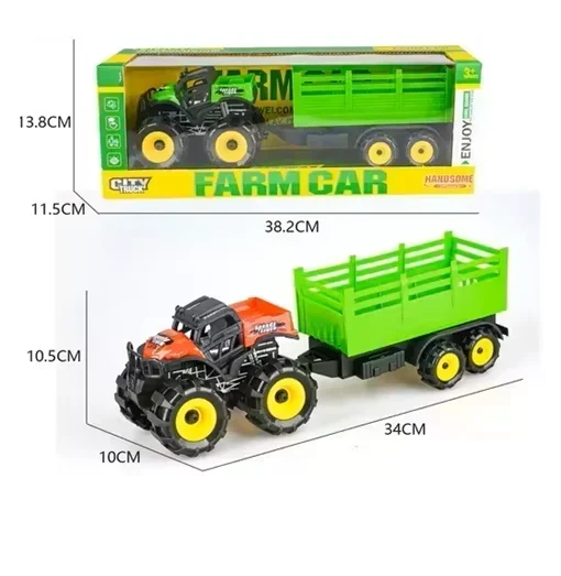 Παιδικό όχημα τρακτέρ - Farm Car για ηλικίες 3+ 9888-1C κόκκινο