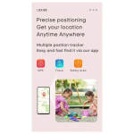 Παιδικό Smartwatch A73E με GPS, 4G και Κάμερα HD για Βιντεοκλήσεις - Μαύρο
