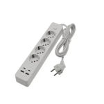 Πολύπριζο 4 θέσεων, 2 θύρες USB , 2 θύρες Type-C λευκό OG2204 Jortan
