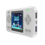 Power Bank φόρτισης 8000mAh και κονσόλα με 416 παιχνίδια 2 σε 1- λευκό