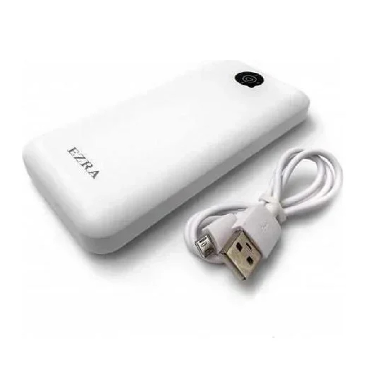 Power Bank γρήγορης φόρτισης 10000mAh με θύρα USB-A και θύρα USB-C EZRA PB55 λευκό - Image 2
