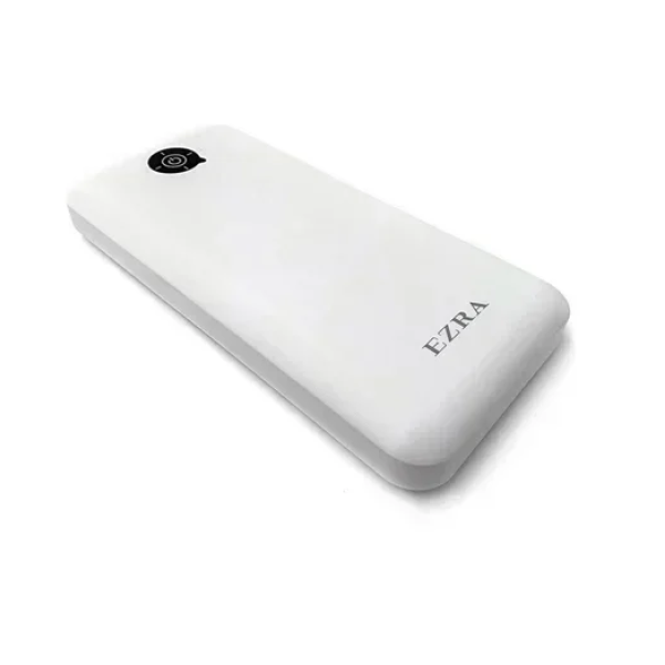 Power Bank γρήγορης φόρτισης 10000mAh με θύρα USB-A και θύρα USB-C EZRA PB55 λευκό
