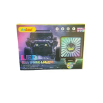 Προβολέας LED τετράγωνος 12/24V λευκού/RGB ατμοσφαιρικού φωτισμού Andowl Q-D13 – μαύρο - Image 5