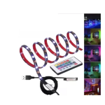 Rixme Ταινία LED RGB 5m με Usb Kαι Τηλεχειριστήριο
