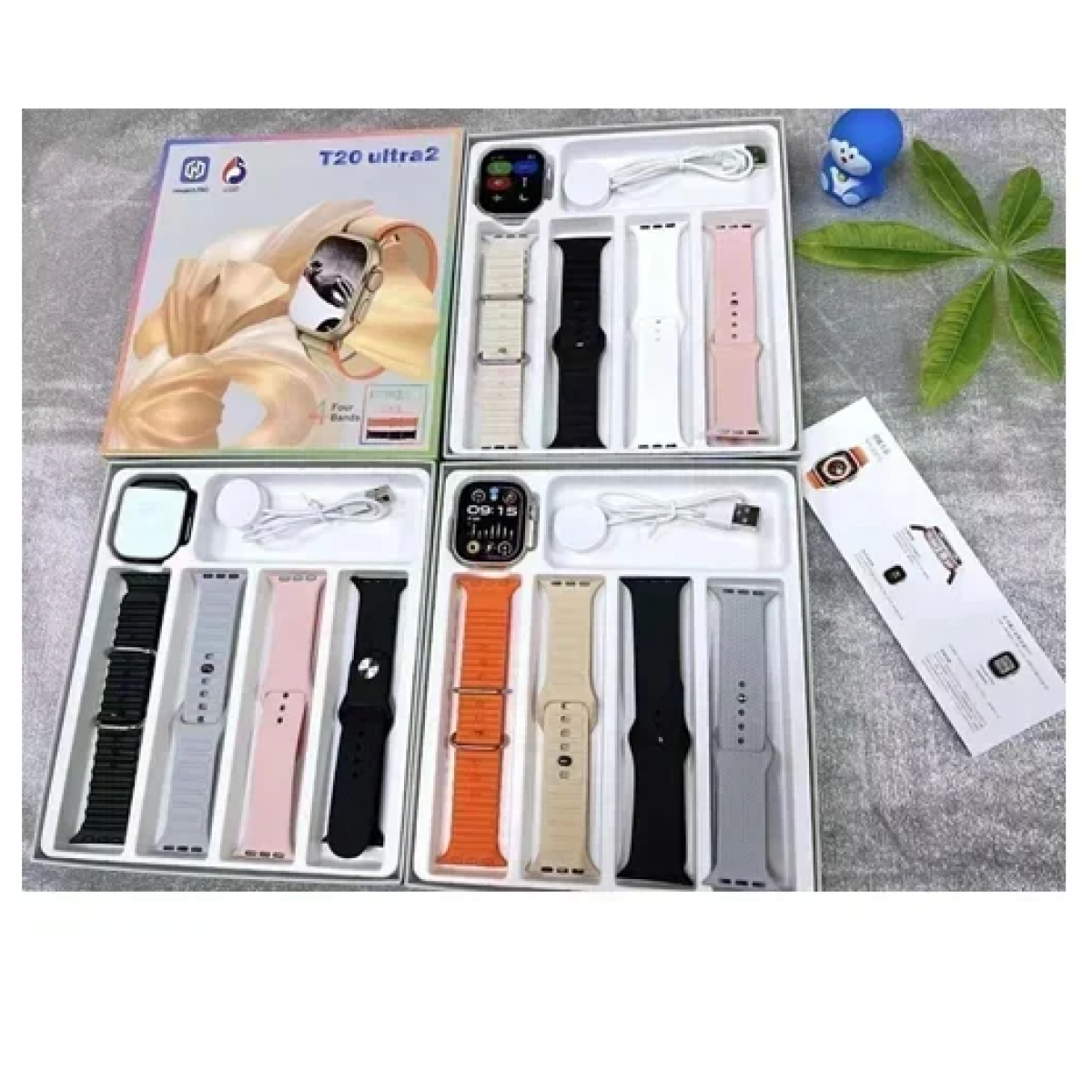 Ρολόι χειρός HIwatch PRO T20 Ultra2 Men Smart Watch (4 σε 1 Multicolor) λευκό - Image 2