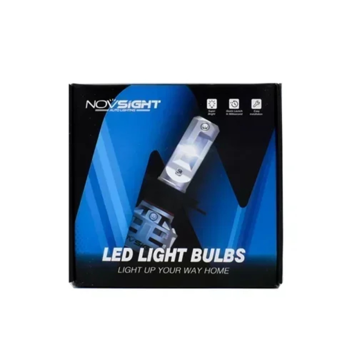 Σετ 2τμχ φώτα πορείας LED 60W 10000LM λευκού φωτισμού 6500K H11 NovSight A386-N9-H11 - Image 5