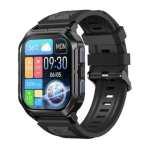 Smartwatch με παλμογράφο και ειδοποίηση κλήσεων TKY88 Μαύρο