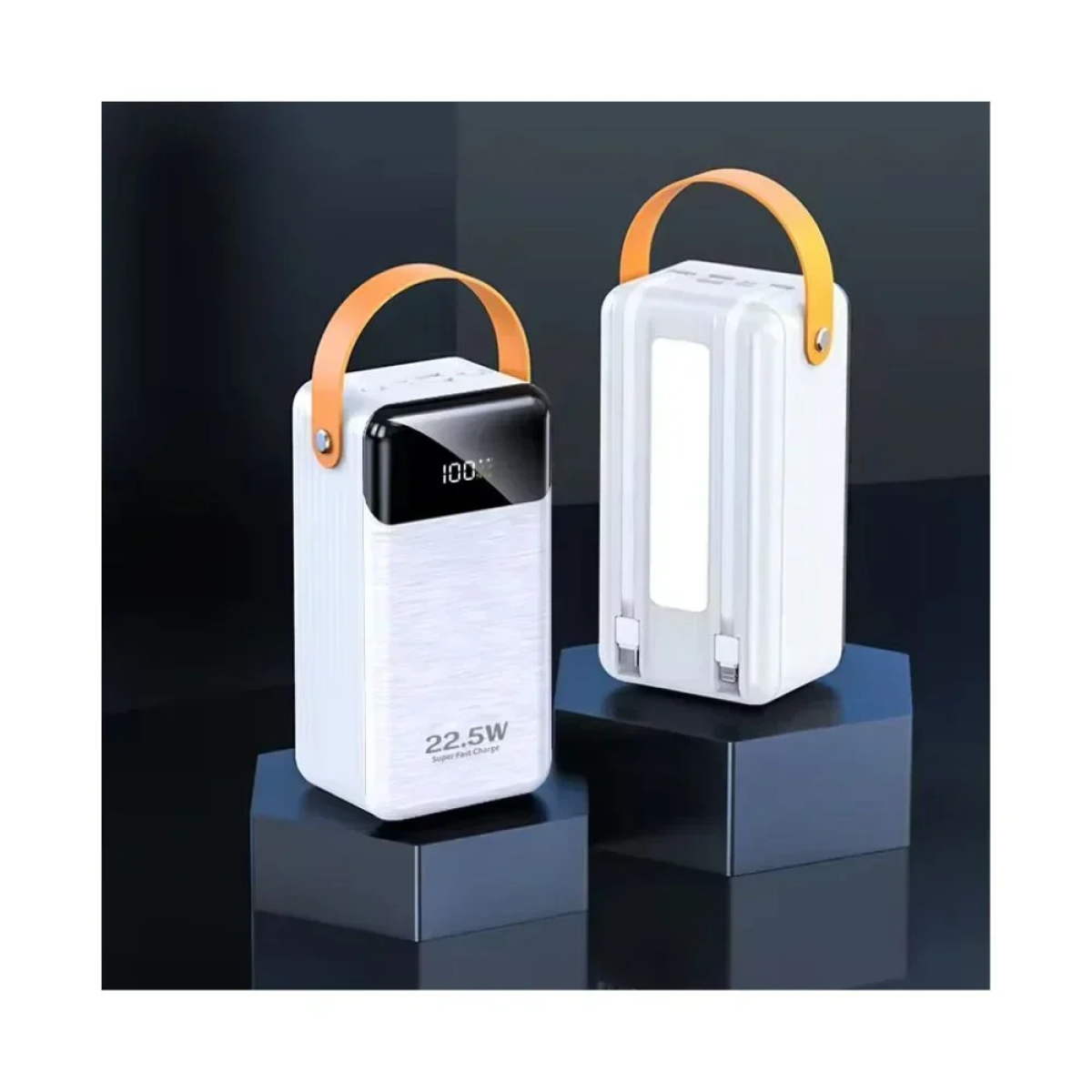 Sovo PD121 Power Bank 60000mAh 22.5W με 2 Θύρες USB-A και Θύρα USB-C Quick Charge 3.0 Λευκό