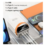 Sovo PD122 Power Bank 80000mAh 22.5W Μαύρο