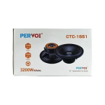 Subwoofer αυτοκινήτου 5″ Horn 3200W 75OZ Pervoi CTC-1551 μαύρο - Image 4