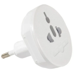 Ταξιδιωτικός αντάπτορας πρίζας Universal - Travel Adaptor Andowl λευκό - Image 3