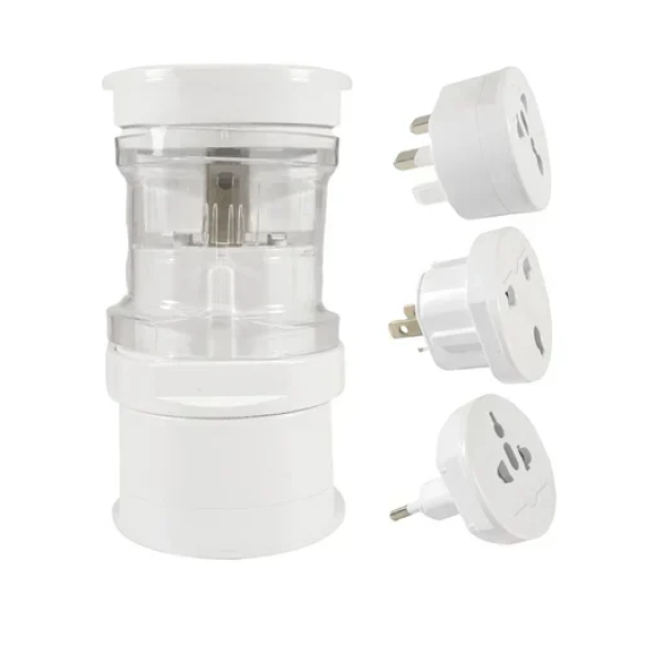 Ταξιδιωτικός αντάπτορας πρίζας Universal - Travel Adaptor Andowl λευκό