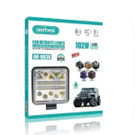 Τετράγωνος προβολέας αυτοκινήτου LED 102W 34LED Aerbes AB-Q636-2 μαύρο - Image 2