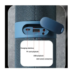 TG-671 Ηχείο Bluetooth με Ραδιόφωνο και Διάρκεια Μπαταρίας έως 2 ώρες Γκρι