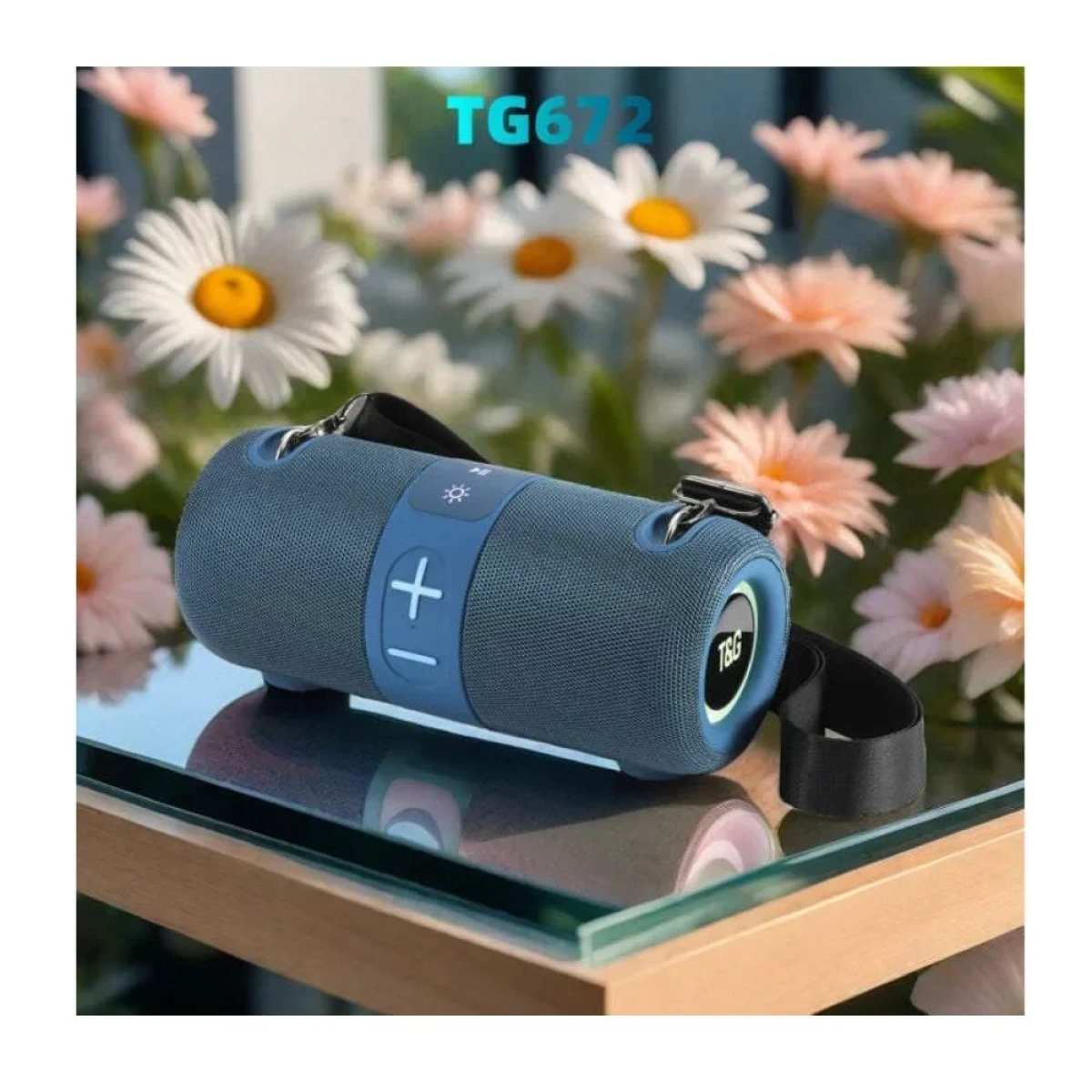 T&G TG-672 Ηχείο Bluetooth με Ραδιόφωνο 24W - Μπλε