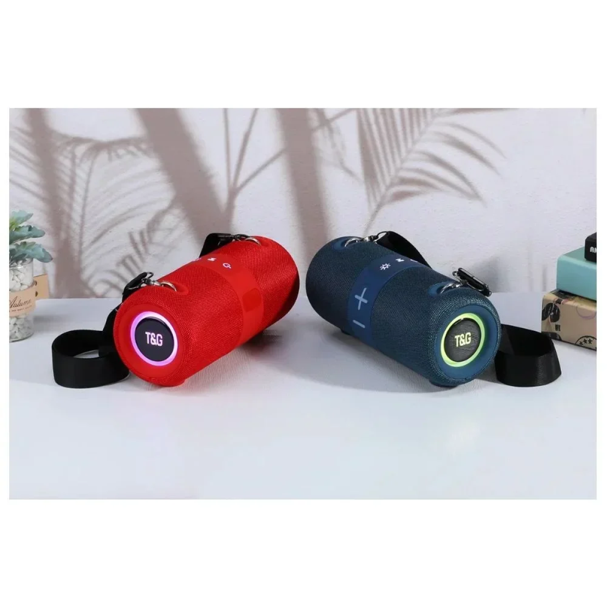 T&G TG-672 Ηχείο Bluetooth με Ραδιόφωνο 24W - Μπλε