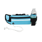 Τσαντάκι μέσης για άθληση με θήκη κινητού και νερού Ezra EA55 - γαλάζιο