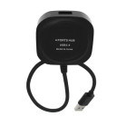 USB 3.0 Hub 4 θυρών με σύνδεση USB-A Andowl Q-HU123 μαύρο - Image 3
