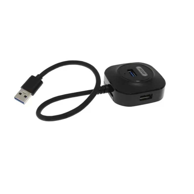 USB 3.0 Hub 4 θυρών με σύνδεση USB-A Andowl Q-HU123 μαύρο