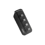 USB Hub 4 θυρών 2.0 με διακόπτες Andowl Q-HU150K μαύρο