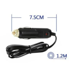 Βύσμα Αναπτήρα Με Καλώδιο 1.2m 7015 36609