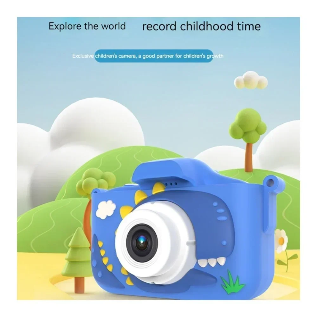 X13S Kids HD Dual Camera με Οθόνη 2" Μπλε