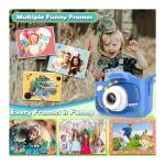 X13S Kids HD Dual Camera με Οθόνη 2" Μπλε