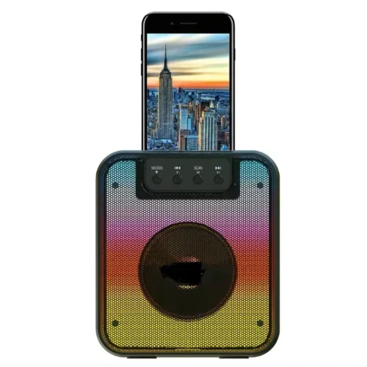 Andowl Q-YX152 Μικρό Επαναφορτιζόμενο Ηχείο 4'' Bluetooth με LED Φωτισμό