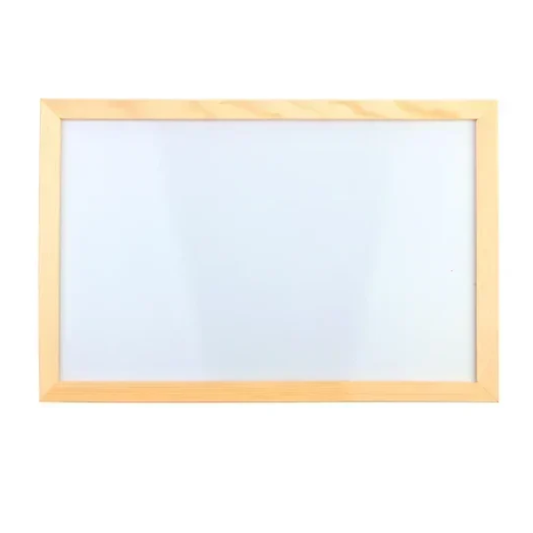 Ξύλινος πίνακας ζωγραφικής 90x60cm MO015 - λευκό