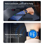 Z78 Ultra 49mm Smartwatch με Παλμογράφο Μαύρο
