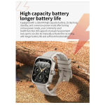 Z88 PRO Smartwatch με Παλμογράφο Λευκό