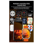 Z88 PRO Smartwatch με Παλμογράφο Λευκό