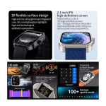 Z88 PRO Smartwatch με Παλμογράφο Μαύρο