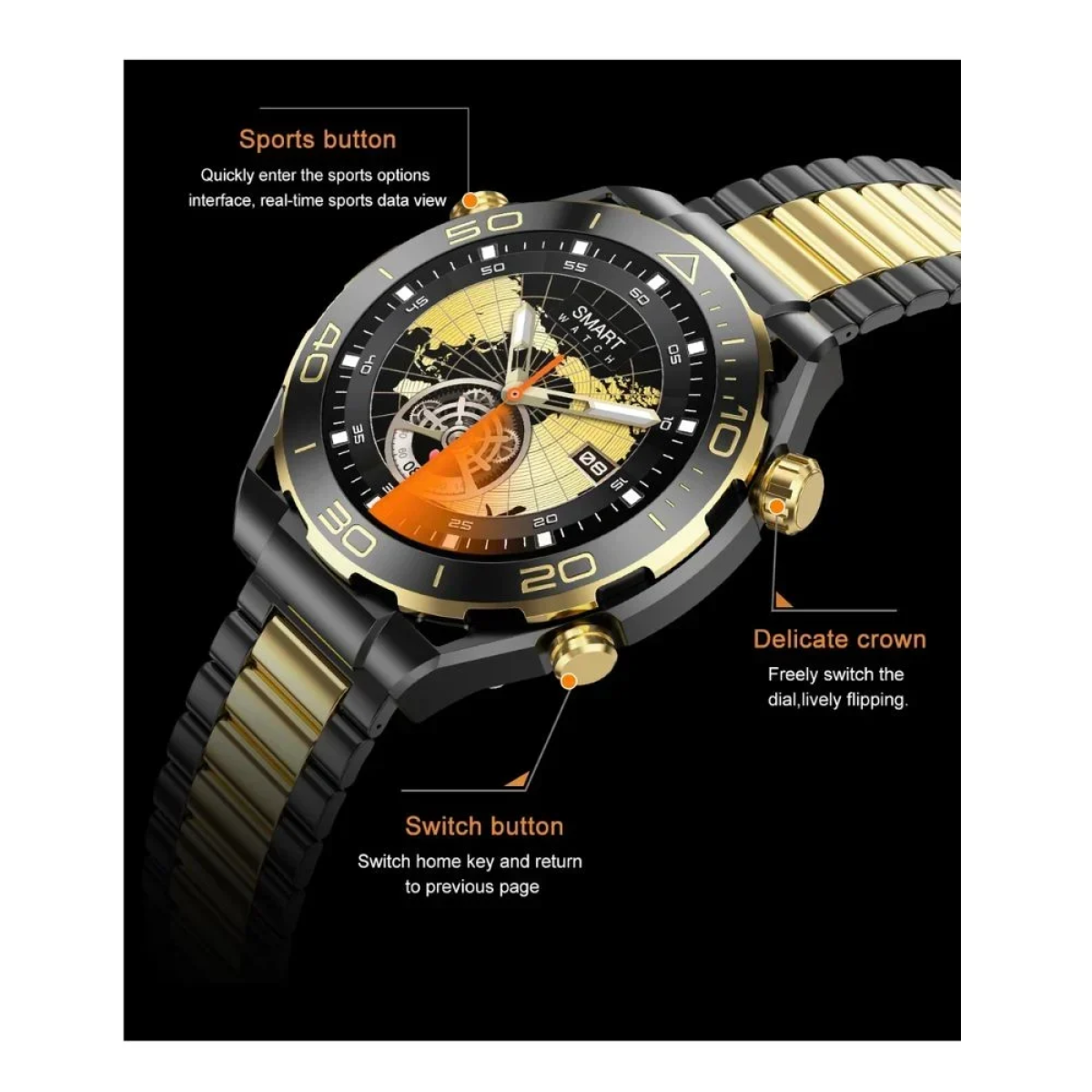 Z91 Pro Max Smartwatch 1.52'' Amoled - Μαύρο