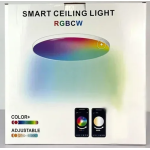 Μοντέρνο φωτιστικό οροφής LED RGB Smart Ceiling Light XD-TUYA-022 λευκό - Image 8