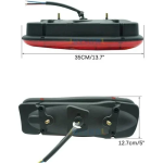 Σετ LED Φανάρι Φορτηγού Πίσω 46 LED 24V Φρένων – Φλας – Όπισθεν – Πορείας – Ομίχλης 2τμχ