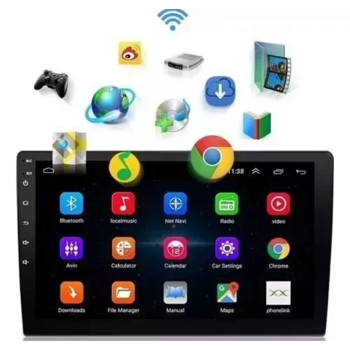 Ηχοσύστημα Αυτοκινήτου 2DIN (Bluetooth/USB/WiFi/GPS) με Οθόνη 9” - Image 2