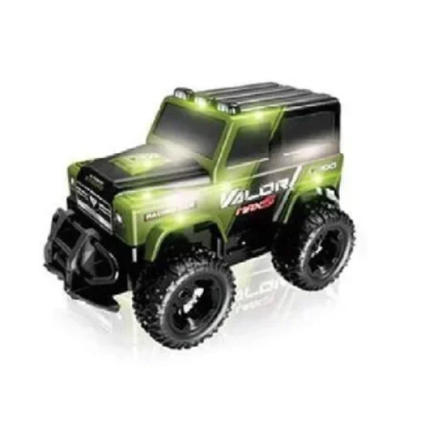 Τηλεκατευθυνόμενο Όχημα Τζιπ Off-Road με φως LED με χειριστήριο 666-845A Πράσινο