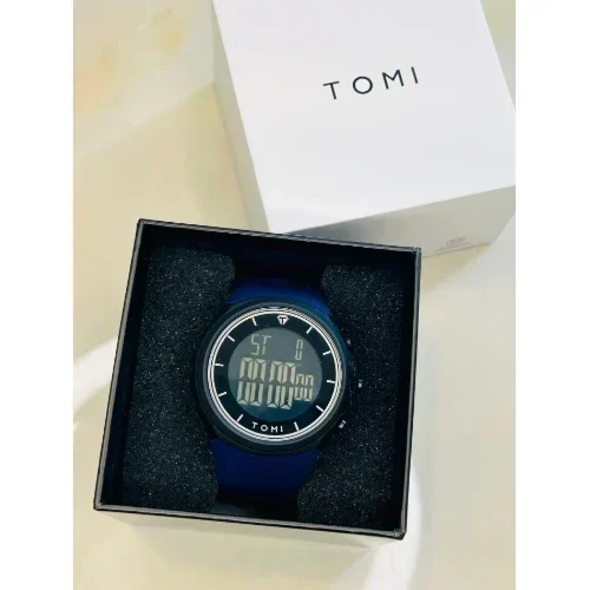 TOMI Ανδρικό Ψηφιακό Αθλητικό Ρολόι Αδιάβροχο T220 Μπλε