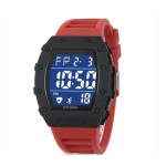 TOMI Unisex Ψηφιακό Αθλητικό Ρολόι Αδιάβροχο T230 Κόκκινο